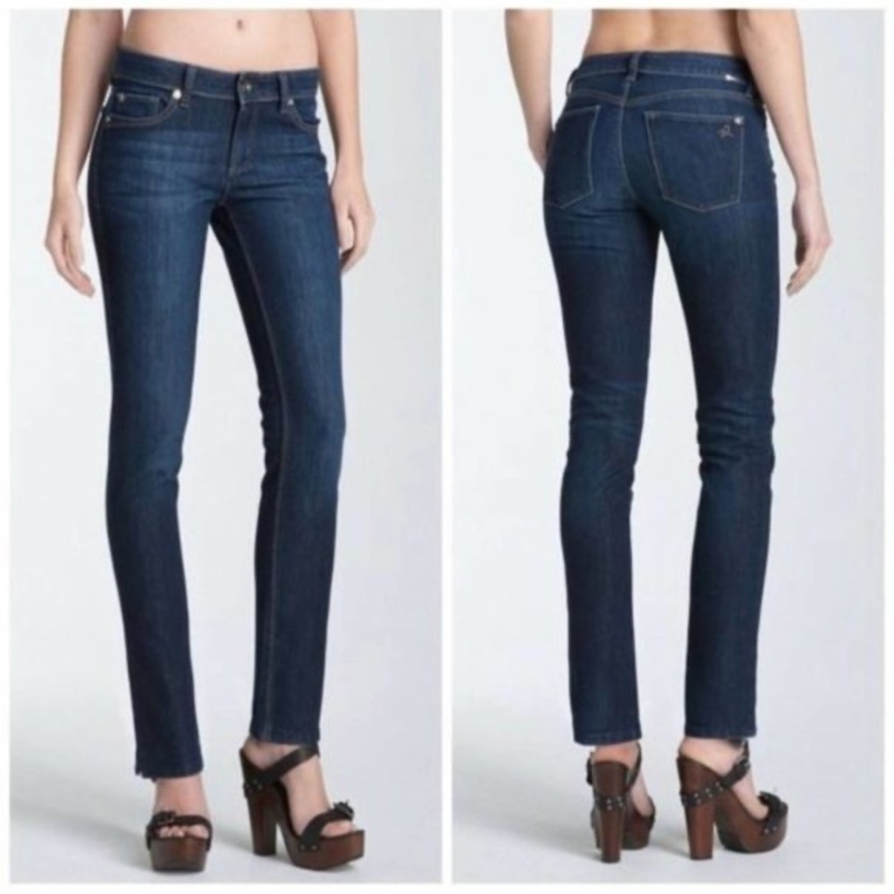 DL196 Angel Mid-Rise Skinny Ankle in Mariner